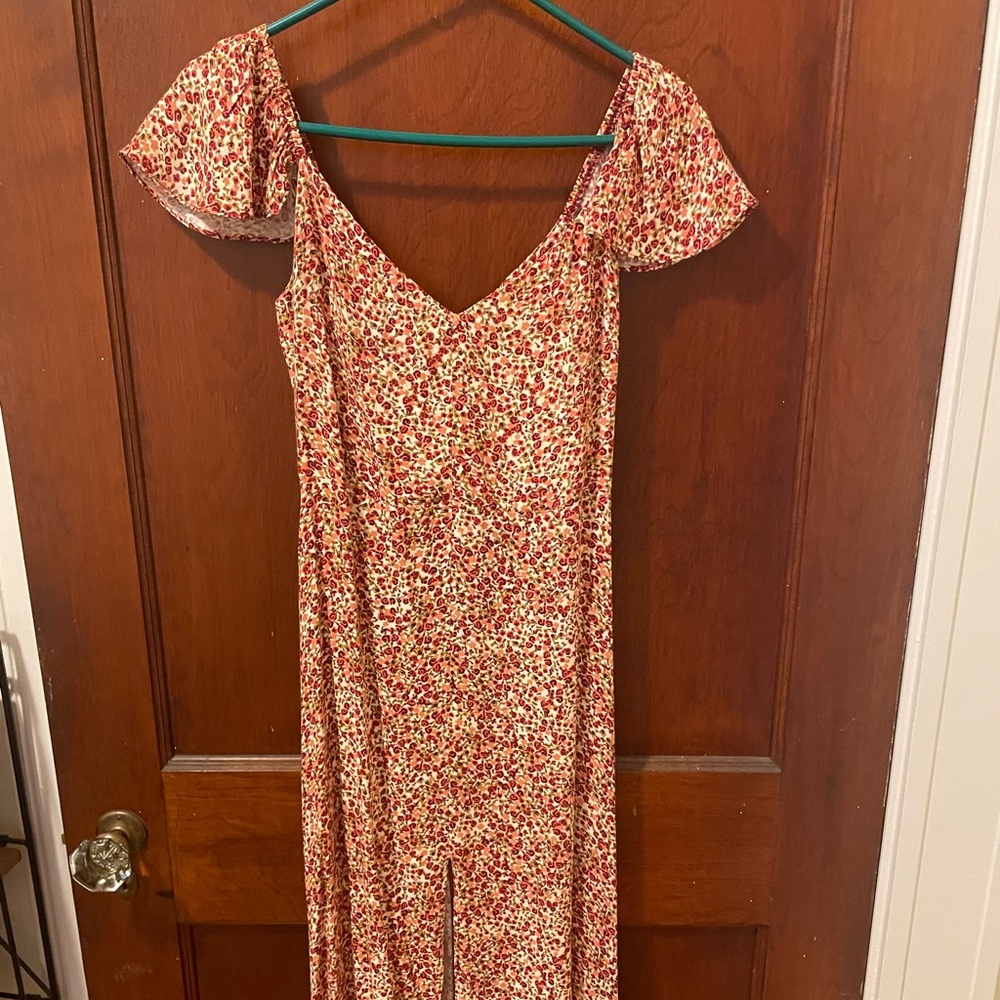 Reformation Baxley Midi Dress La Vie En Rose - 4